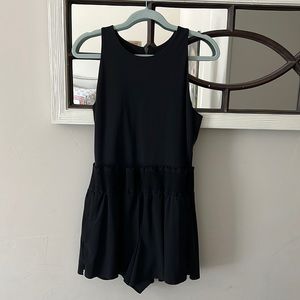 Athleta Black Cosmic Flutter Romper - Sz Medium